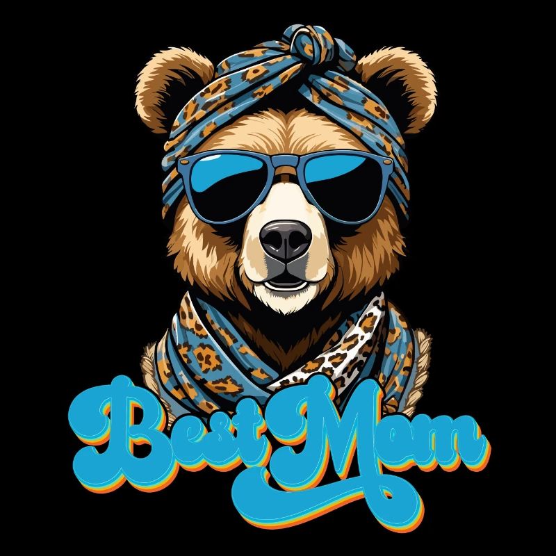 Beste Mama Lustiger Mama Bär Mutter Bärin Design