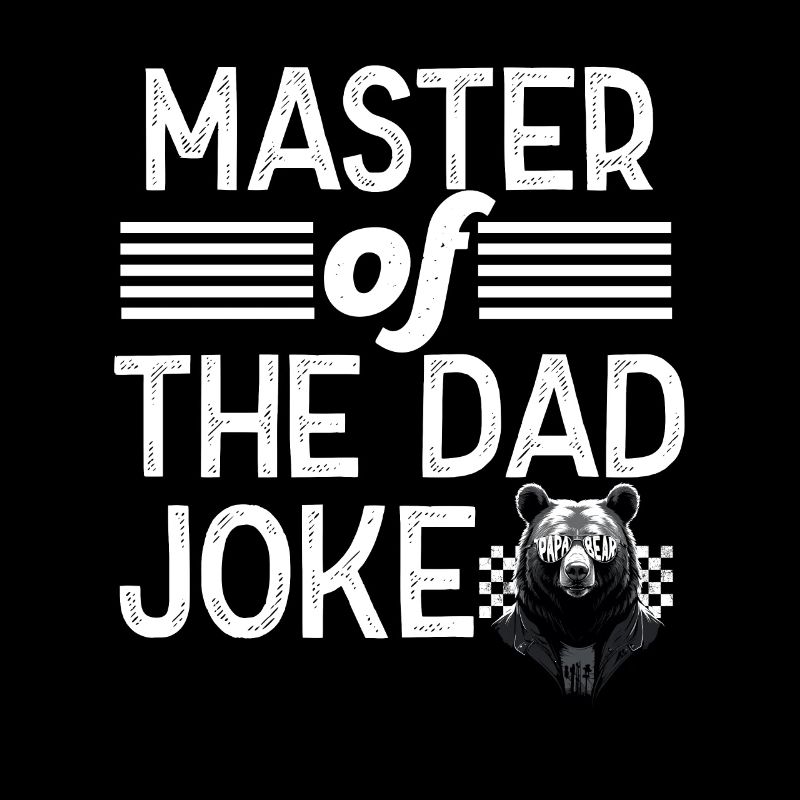 Dad Witz Meister Lustiger Vater Perfektes Design