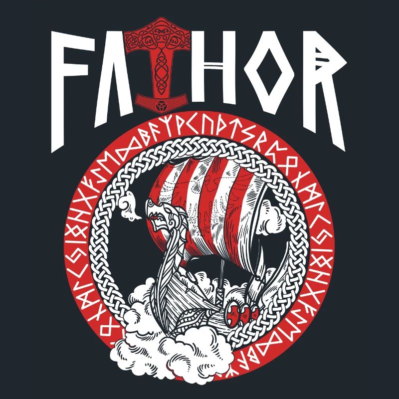Wikinger Papa Vathor Nordisches Wikinger Boot