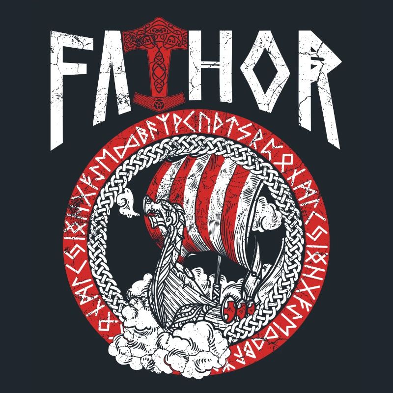 Papa Vathor Nordisches Wikinger Schiff Design