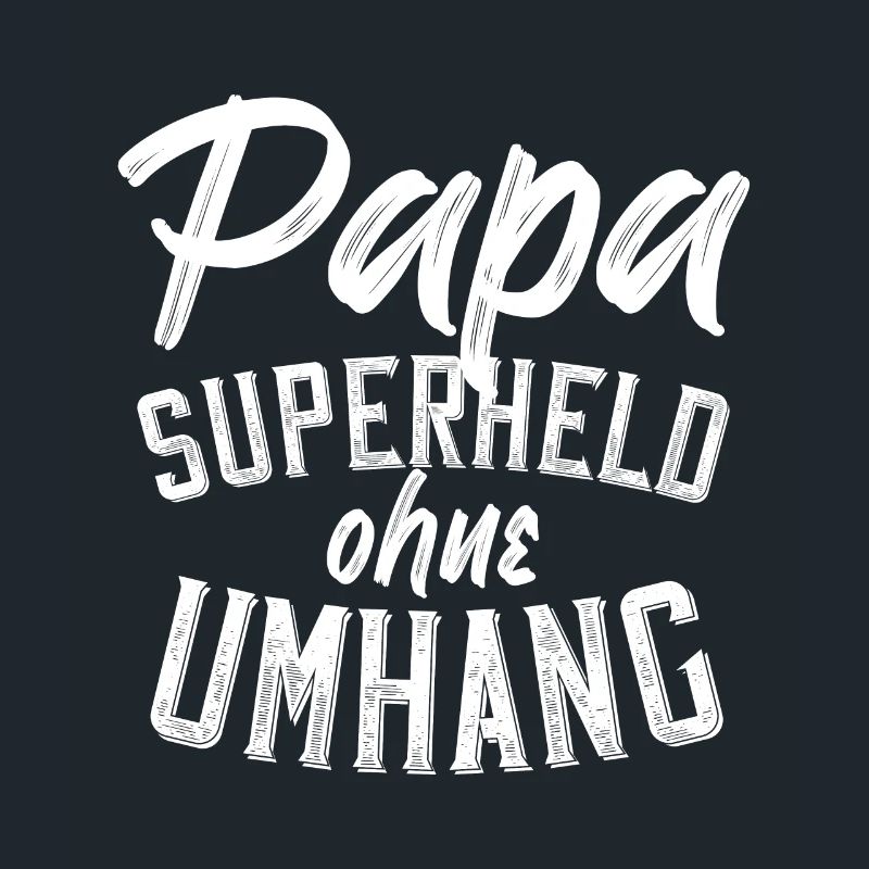 Superheld Papa Papas Geburtstag Perfekter Style