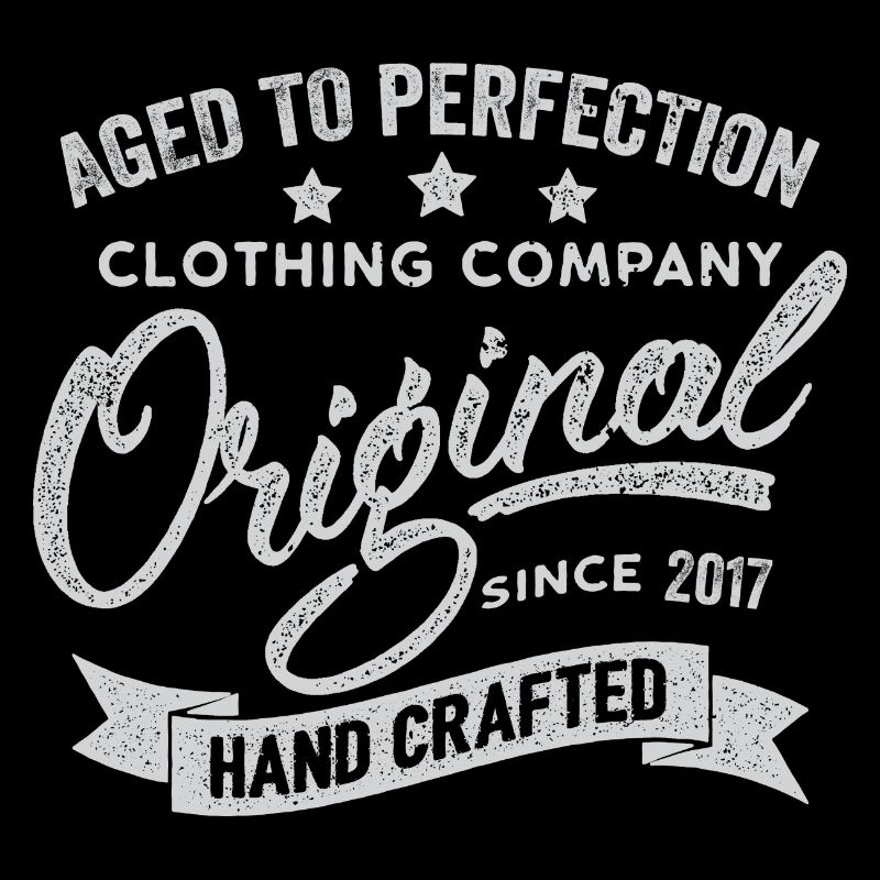 Original 2017 Vintage Rétro 2017 Anniversaire 2017