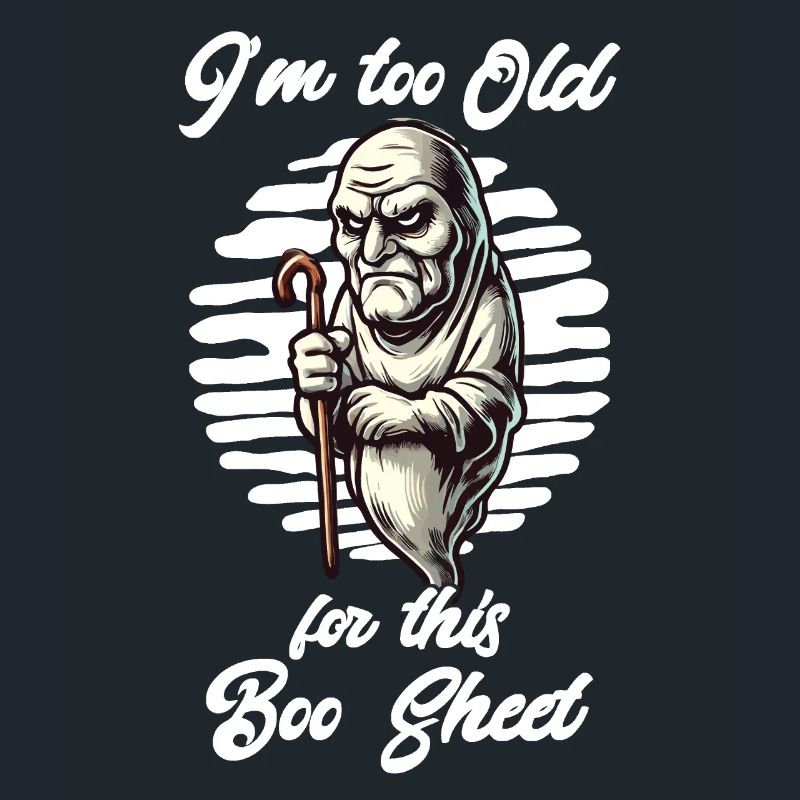 Boo Sheet Geist Lustiges Spruch Design