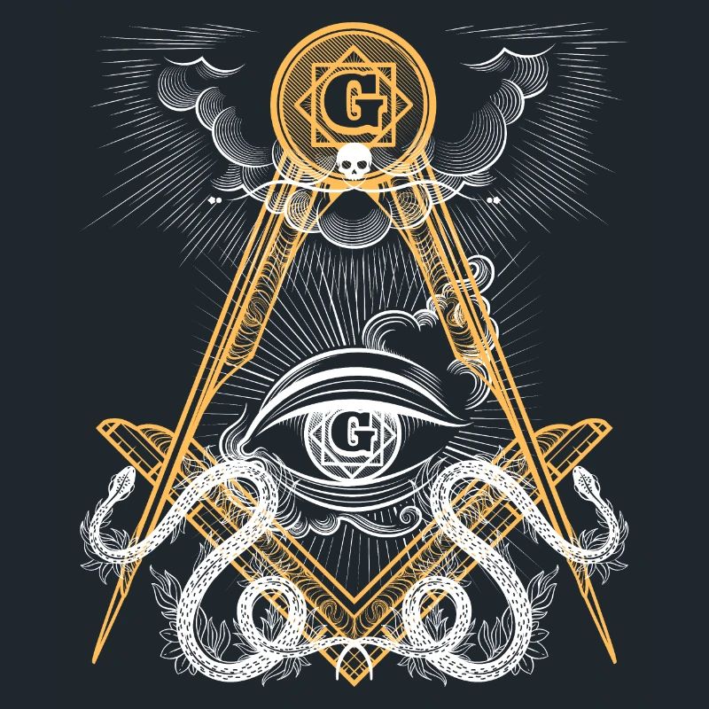 Compasses, snakes and eye