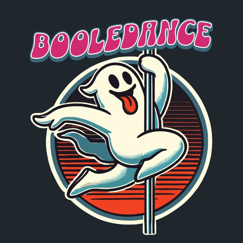 Funny Boolean Dance Saying Pole Dance Ghost