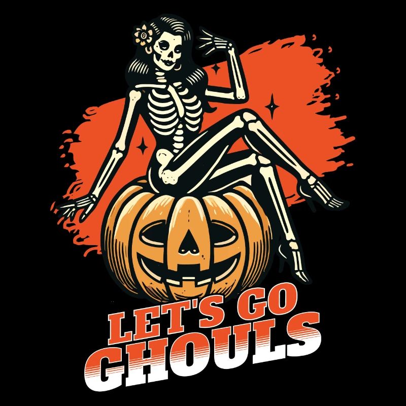 Lets Go Ghouls Lustige Halloween Mädchen