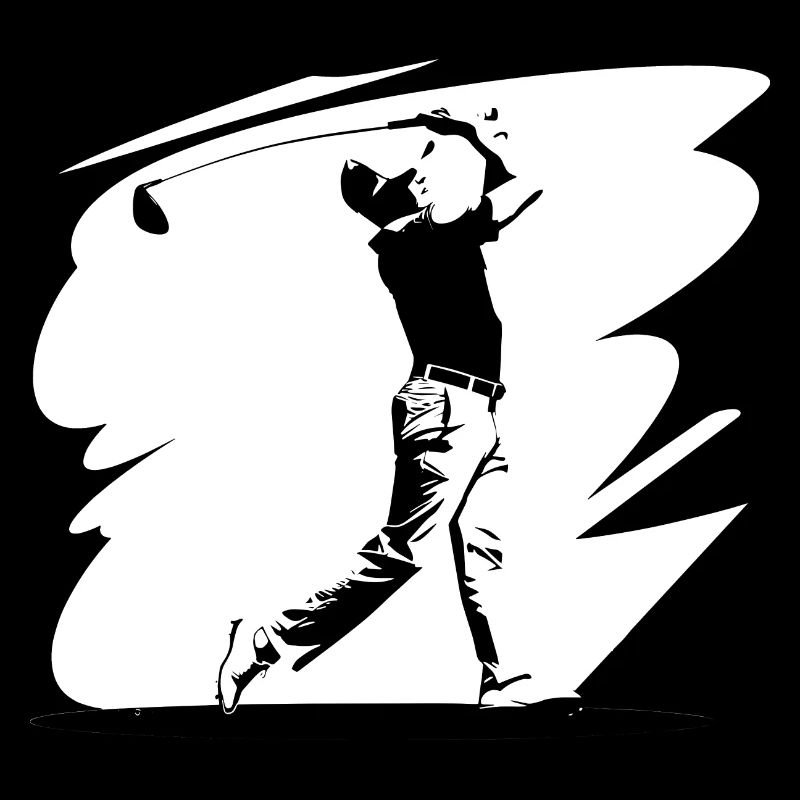 Golfer Skizze