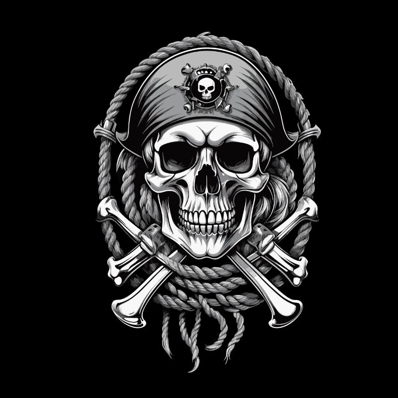 Drapeaux de pirate crâne Jolly Roger costume de pirate