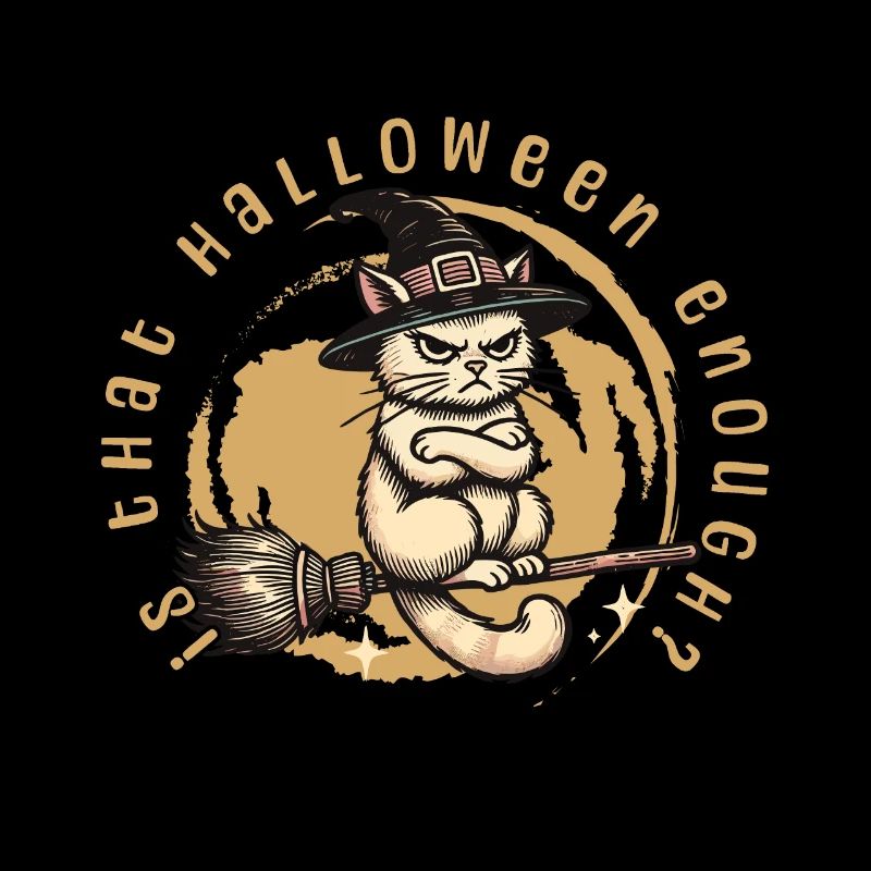 Halloween suffit-il chat sorcière