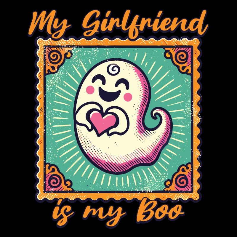 My girlfriend is my boo ghost love