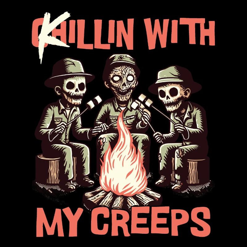 Chillin avec mon aventure de feu de camp Creeps