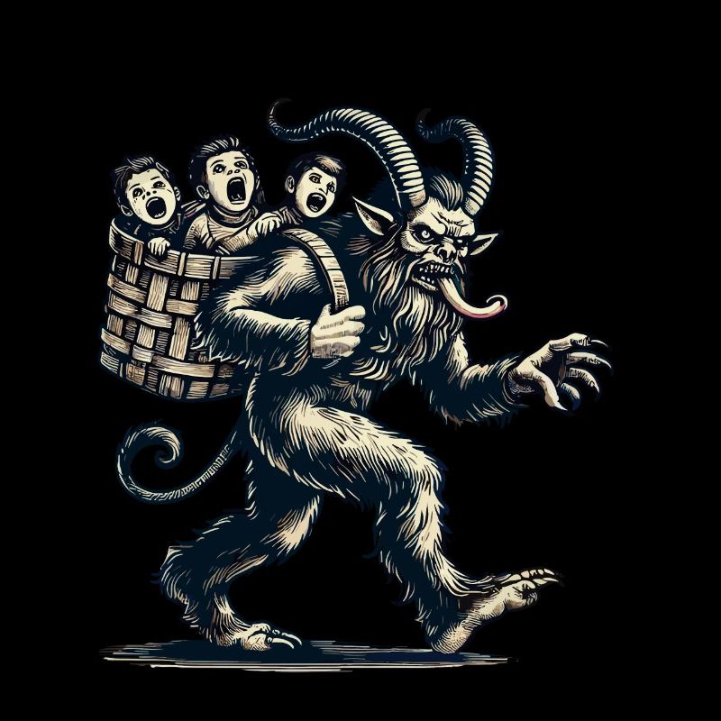 Enfants vilains Krampus Noël Folklore