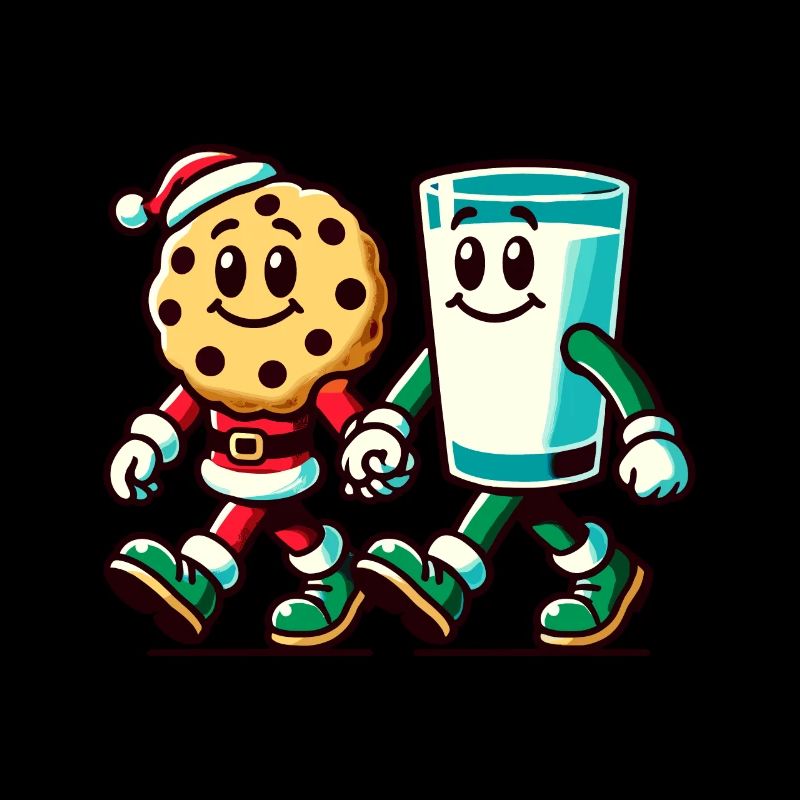 Biscuit de Noël et délice au lait