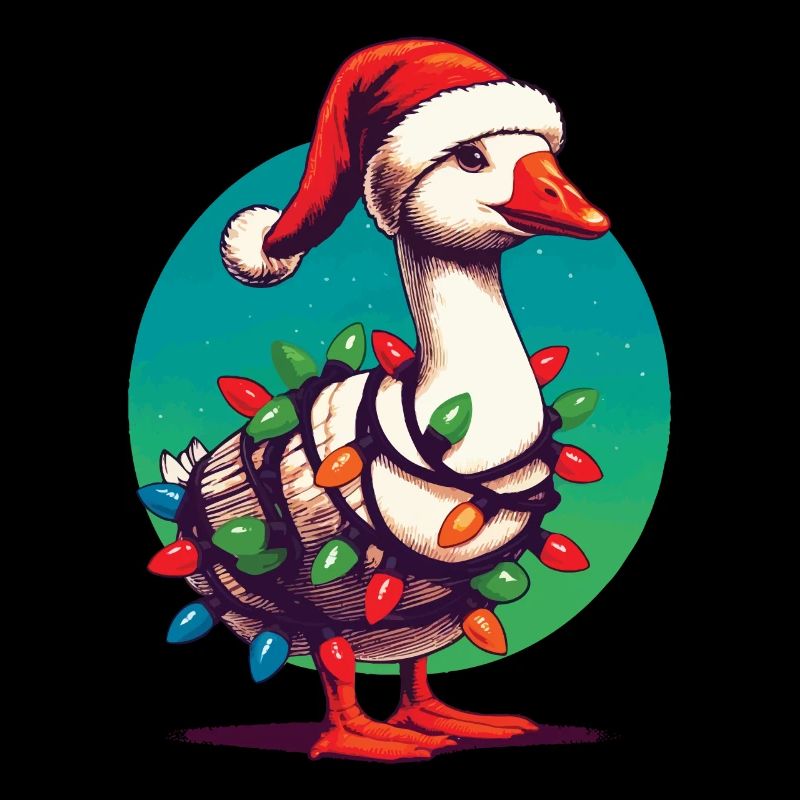 gChristmas Funny Clumsy Goose