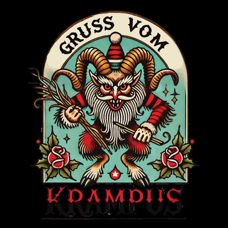 Salutation du Krampus Noël Myths Fun