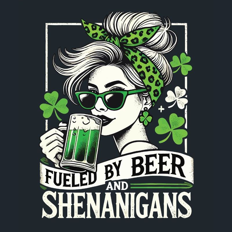 Saint-Patrick Bière drôle Shamrock Fun