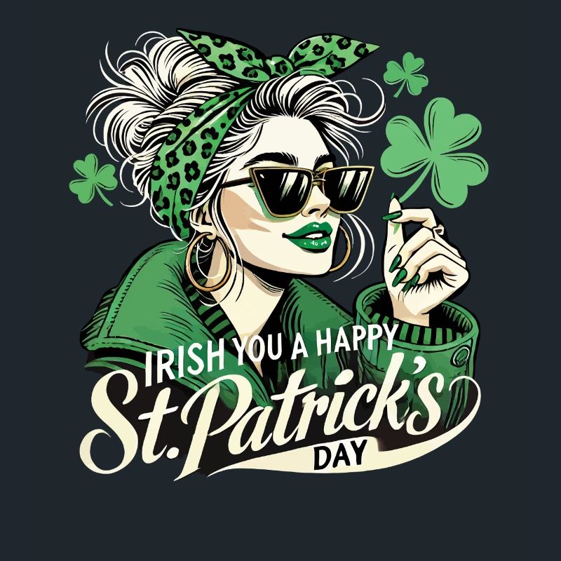 Irish style for St. Patrick's Day