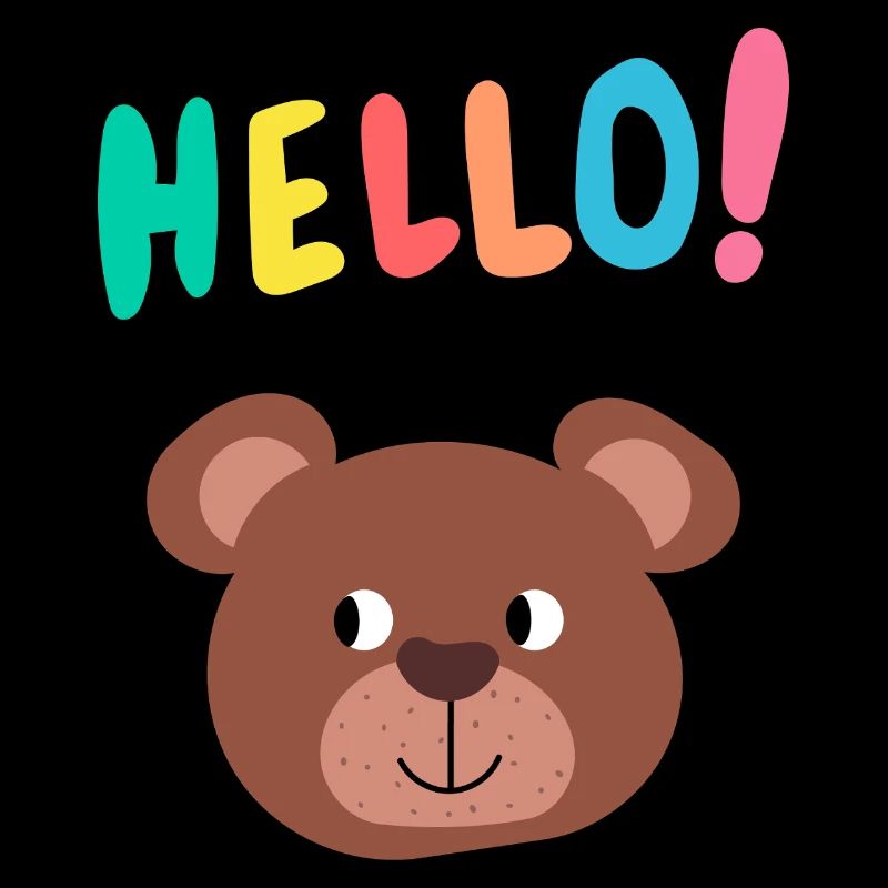 Hello Bear - Mode enfant - Idée cadeau - Body bébé