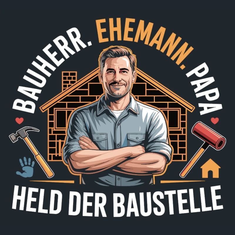 Héros du chantier – papa, mari et constructeur