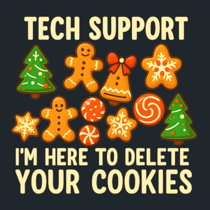 Support technique Cookie Noël Mème