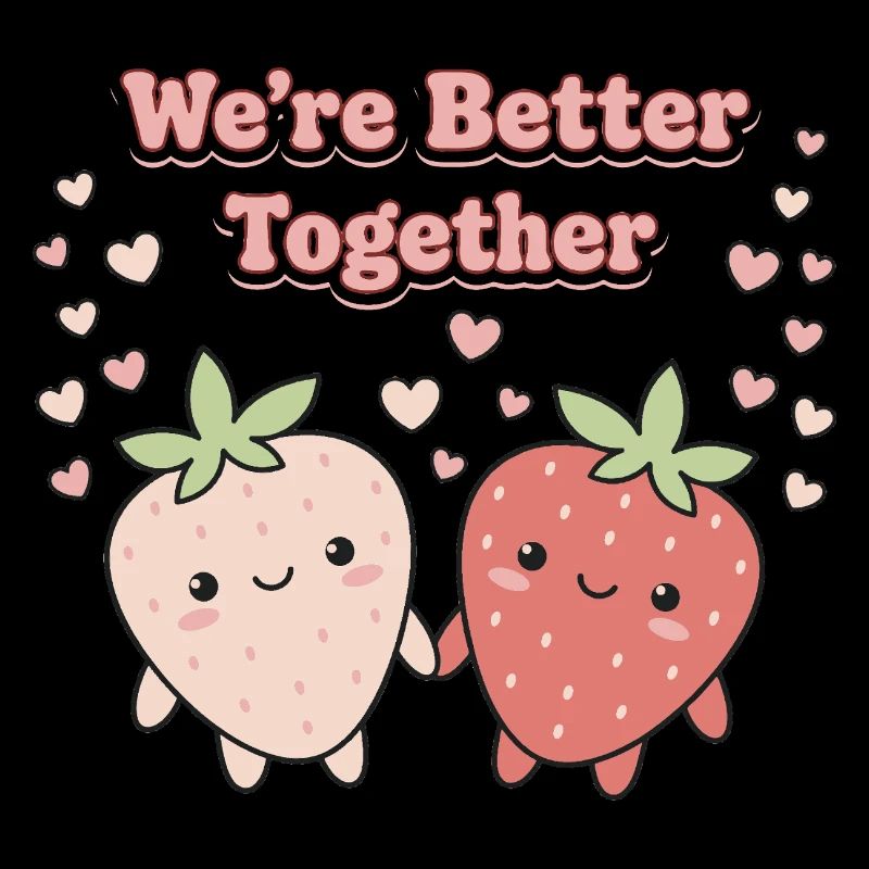 Zusammen sind wir bessere Erdbeeren