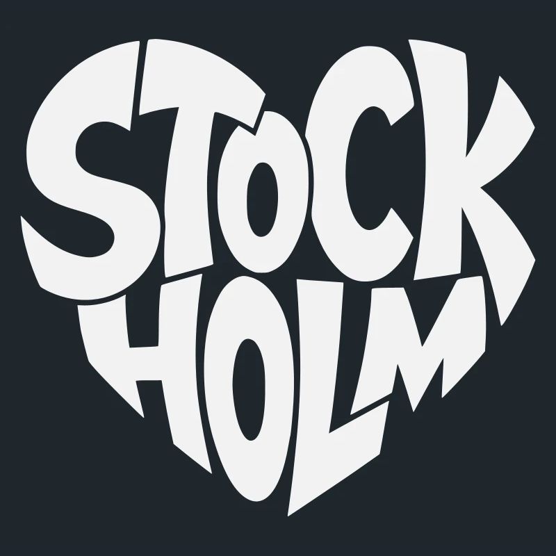 Typographie de Stockholm Suède