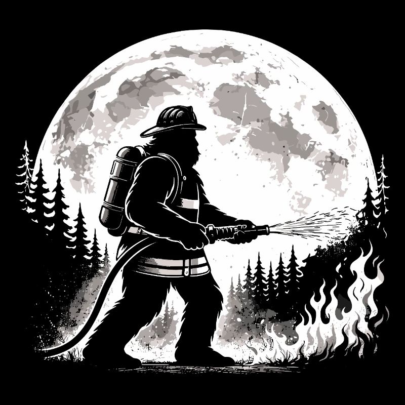 Bigfoot Firefighter