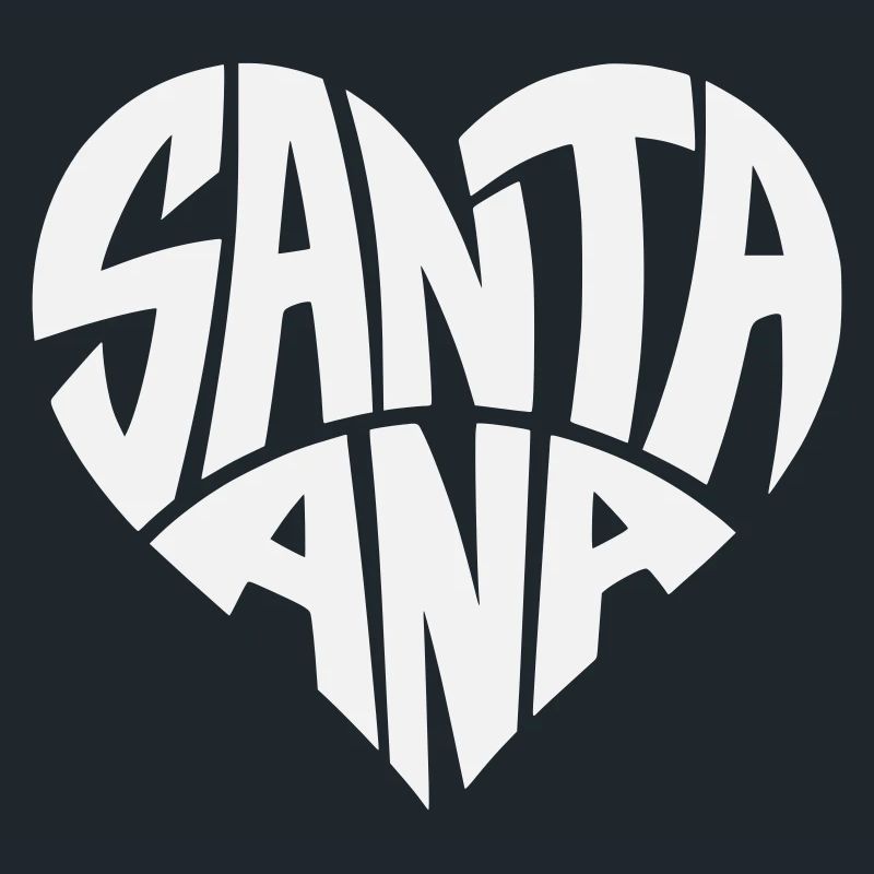 Santa Ana Herz Typo