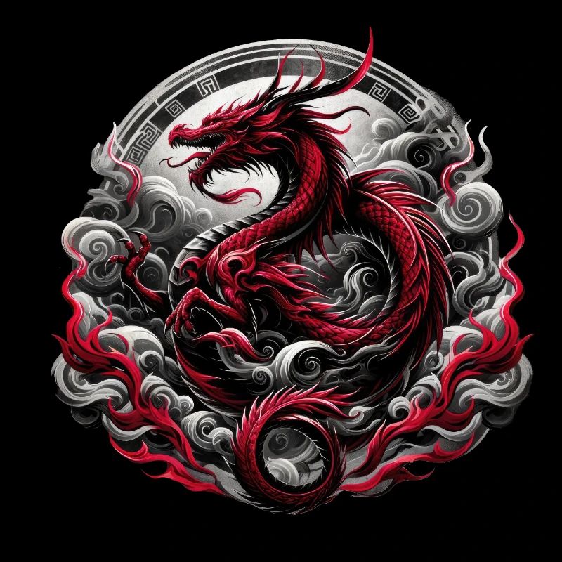 Majesté mythique du dragon