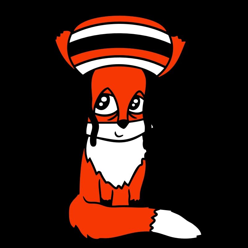 Fuchs Raggae Jamaika Hut Rasta Locken Chill Mütze