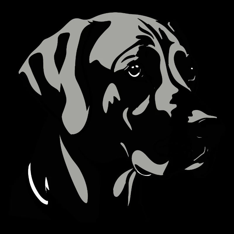 Labrador Retriever Kopf - Pet Dog Sticker