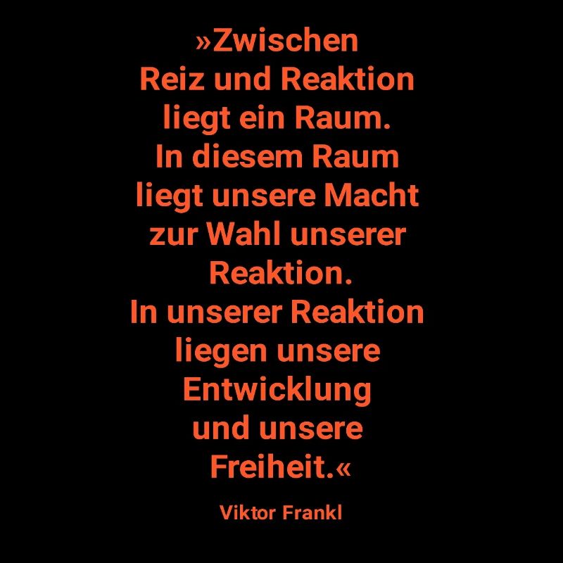 Espace de pensée - entre stimulus et réaction