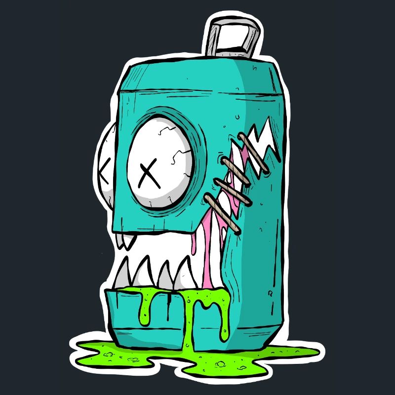 Monster Box Cartoon Comic