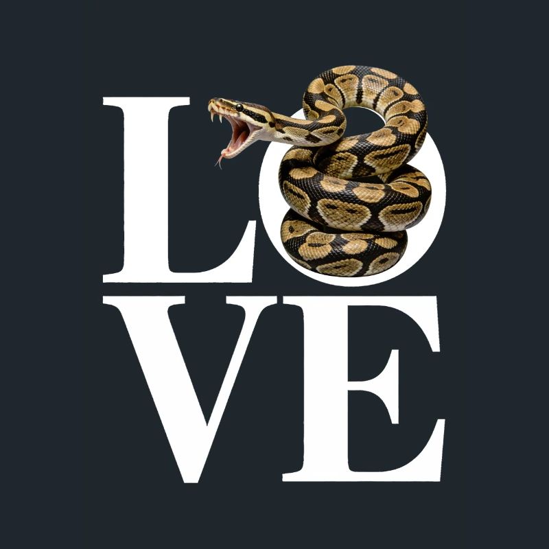 Les serpents rois Python ADORENT les pythons de terrarium