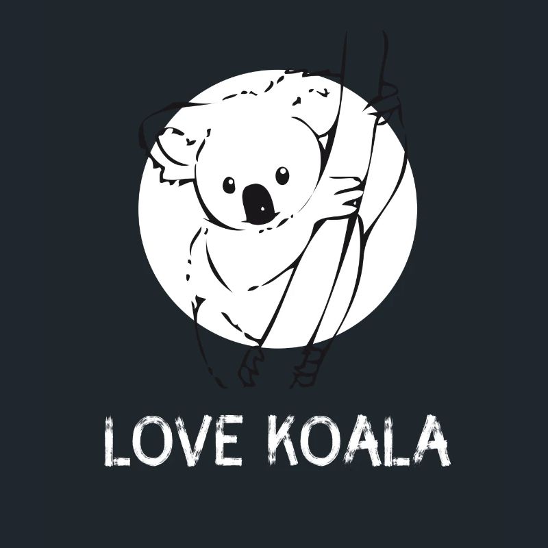 Koala bear cute drawing tree australia funny