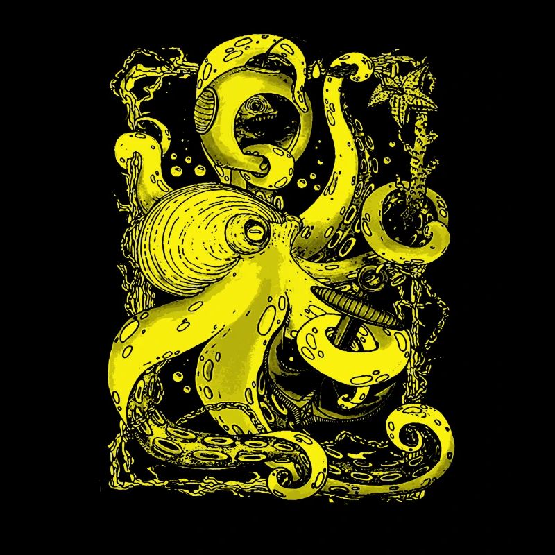 Octopus octopus octopus underwater sea