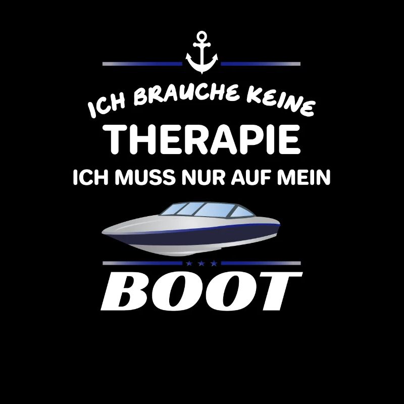 Therapie und Boot Schiff Motorboot Sportboot Hafen