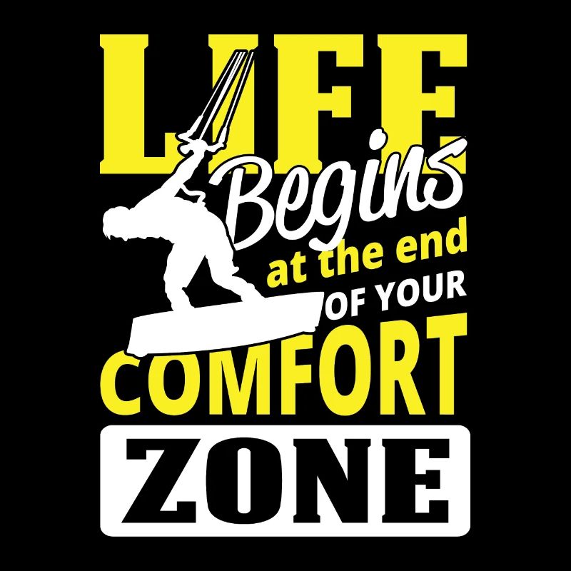 Kitesurfer Comfort Zone Kiten Kiteboard Kiter Kite