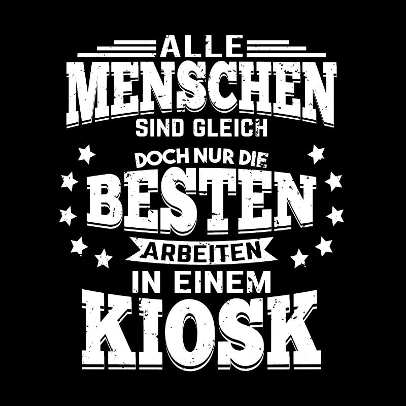 Kiosk alle Menschen sind gleich