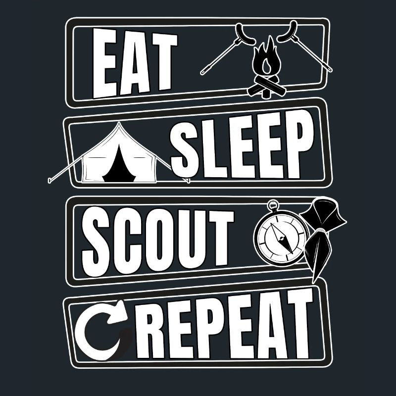 Manger sommeil scout répéter scout scout scouting