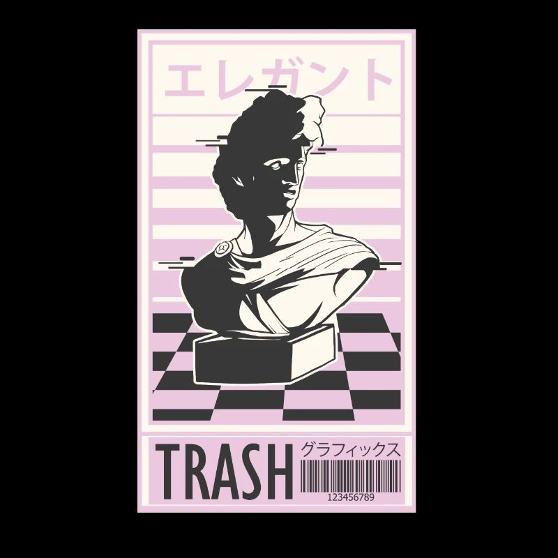 Trash 80s retro design