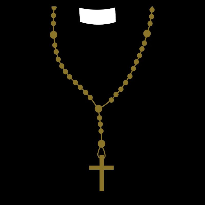 Costume de Mardi Gras drôle de prêtre pasteur Carnaval