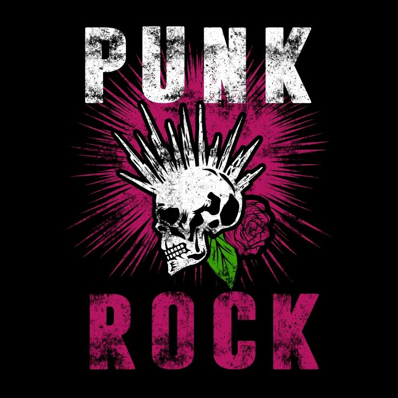 Punk skull punk rock punks punk rocker