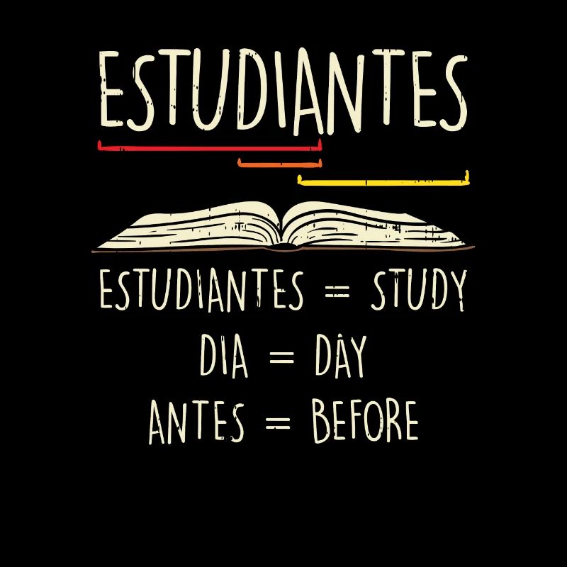 Spanisch Lehrer Student Estudiantes lustig
