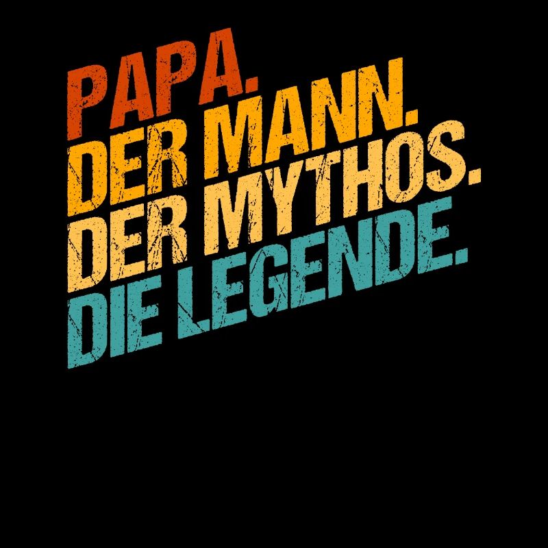 Papa der Mann der Mythos die Legende Geschenk