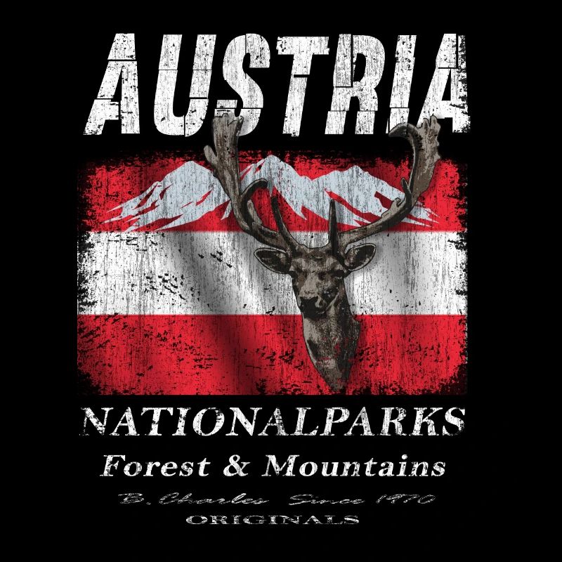 Austria Hirsch Austria Flag Gift