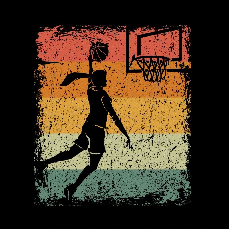 Vintage Dunk Basketball Mädchen Geschenk