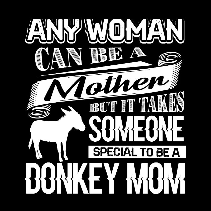 Esel stolz darauf, Esel Mutter zu sein