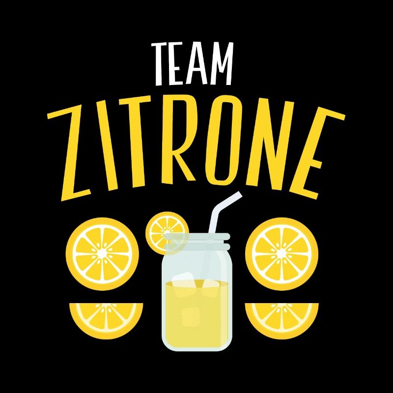 Team Zitrone Eistee Pfirsich Tee Getränk Sommer
