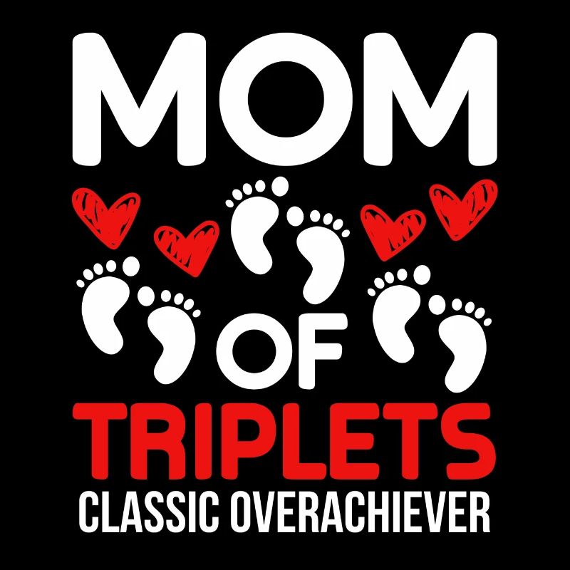Mère de triplés triplés maman enceinte